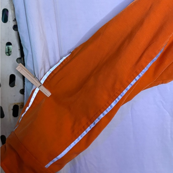 Men's Orange Coverall Suit - Picture 4 of 9